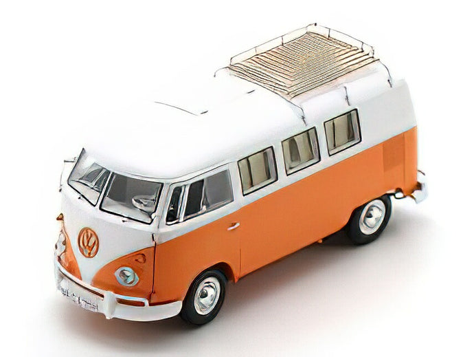 【予約】12月以降発売予定VOLKSWAGENフォルクスワーゲン T1 CAMPING BUS 1959 - ORANGE WHITE /Schuco 1/18ミニカー