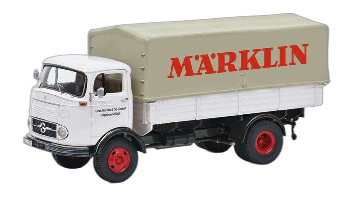 Marklin Mercedes Benz LP911 フラットベッド ショベル / Schuco 1/43 建設機械模型 工事車両