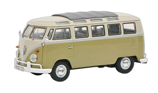 Volkswagen T1b Samba グリーン グレー 450359200/ Schuco 1/43  模型 ミニカー