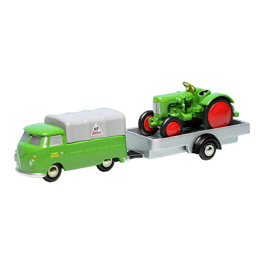 VWフォルクスワーゲン T1 Bulli プラットフォーム 幌付き トレーラー Fendt Dieselross F20G トラクター Fendt Service 750台限定 /