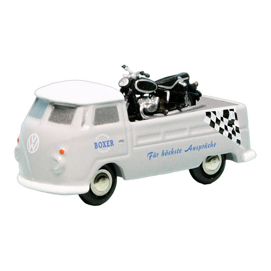 VWフォルクスワーゲン T1 Bulli プラットフォーム BMWバイク付 Boxer Motorrad Service 500台限定 / Schuco 1/87 (Piccolo