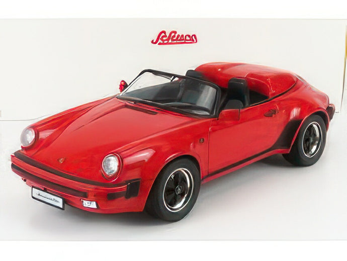 PORSCHE 911 SPEEDSTER CABRIOLET OPEN 1989 RED/SCHUCO 1/12ミニカー