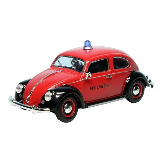 VWフォルクスワーゲン Kaefer オーバルウィンドウ Feuerwehr レッド / Schuco 1/32 ミニカー