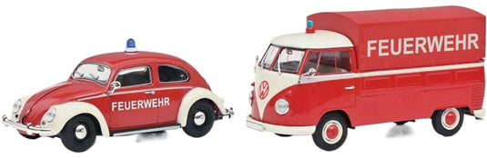 消防 Volkswagen Beetle / Schuco 1/32 ミニカー
