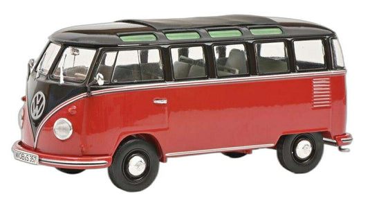 Volkswagen T1b Samba ブラック ブラウン 450785700/ Schuco 1/32  模型 ミニカー