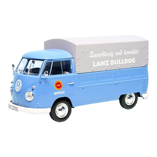 VWフォルクスワーゲン T1b Bulli プラットフォーム/ターポリン Lanz Bulldog Service / Schuco 1/32 ミニカー