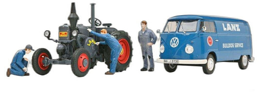 セット Lanz サービス 450785900/ Schuco 1/32  模型 ミニカー