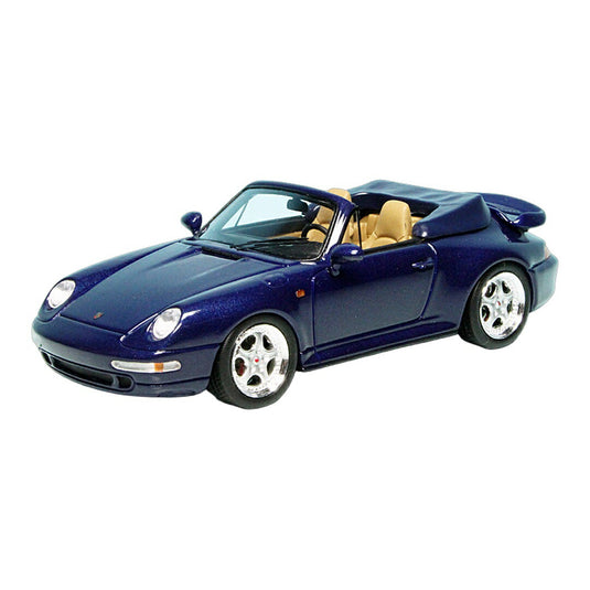 Porscheポルシェ 911 Turboターボ Convertibleコンバーチブル 993 1997 ダークブルー 1000台限定 / Schuco 1/43 ミニカー