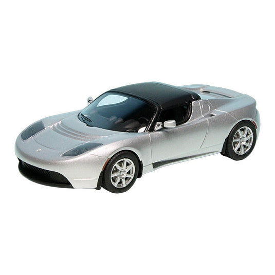 Teslaテスラ Roadster ロードスター 2006 シルバー 1000台限定 / Schuco 1/43 ミニカー