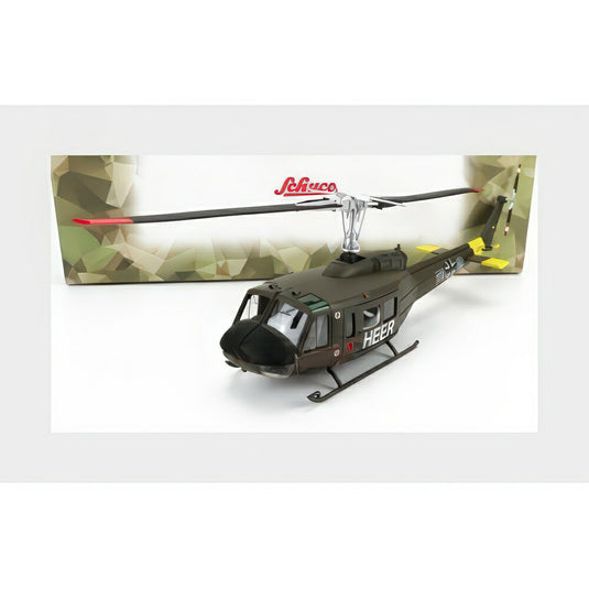 Bell Uh1D ヘリコプター ミリタリー 1984 ミリタリーグリーン 450912500/ Schuco 1/35 ミニカー
