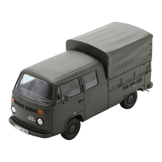 VWフォルクスワーゲン T2b ダブルキャビン 幌付き Bundeswehr ドイツ連邦軍 / Schuco 1/35 ミニカー