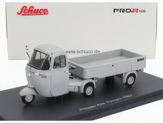 ピアジオ アペ ペンタロー 牽引車＋トレーラーセット 1964 グレー / Schuco 1/43 ミニカー