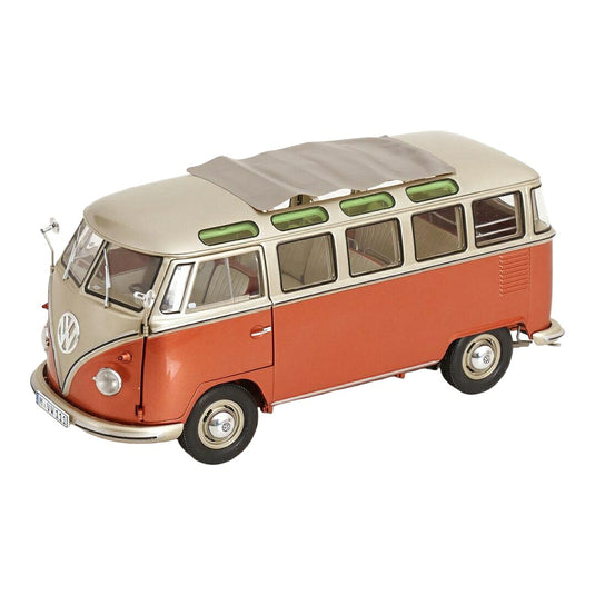 VW T1 Samba カッパー シルバー / Schuco 1/18 ミニカー