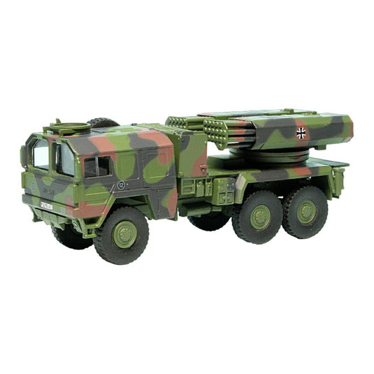 MAN LKW 7t GL KAT I 6x6 ロケットランチャー LARS II Bundeswehr 迷彩柄 / Schuco 1/87 ミニカー