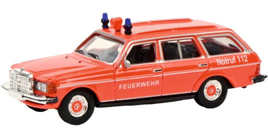 消防車 Mercedes Benz 240TE / Schuco 1/87 ミニカー