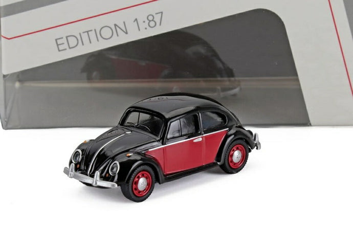 VOLKSWAGEN ビートル 1967 ブラック レッド/ Schuco 1/87 ミニカー