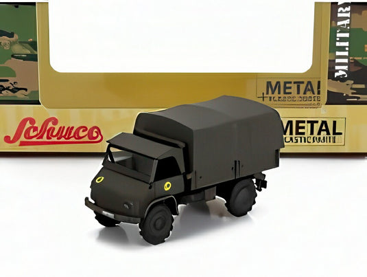 MERCEDES BENZ ウニモグ S404 ドイツ陸軍トラック 1953 ミリタリーグリーン/ Schuco 1/87 ミニカー