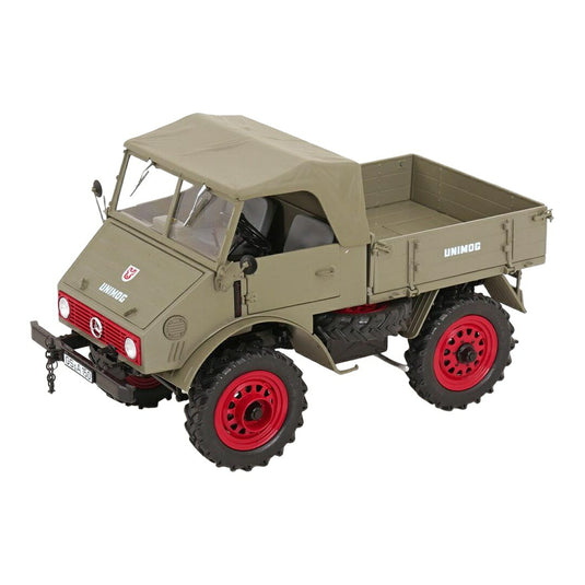 メルセデス・ベンツ Unimog 401 ソフトトップ 1953-1956 グレー / Schuco 1/18 ミニカー