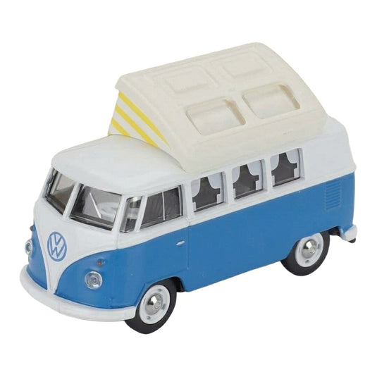 VWフォルクスワーゲン T1 ミニバス キャンパー 1966 ライトブルー ホワイト / Schuco 1/64 ミニカー