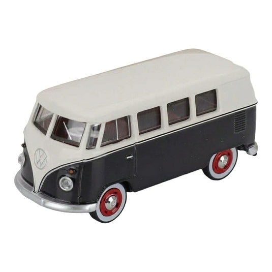 VWフォルクスワーゲン T1 ミニバス 1966 ブラック/ホワイト / Schuco 1/64 ミニカー