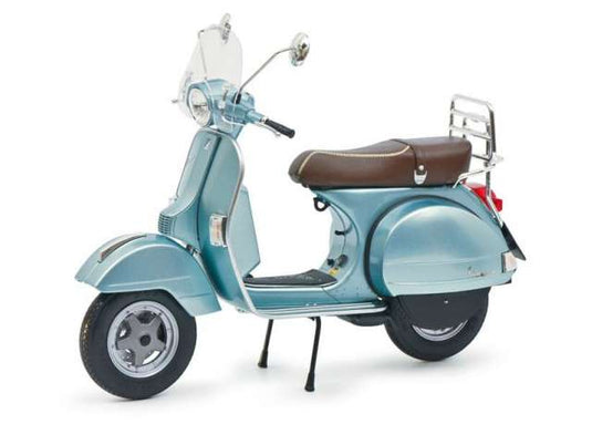 Vespa PX 125 ウインドシールドと荷台付き 70周年 ブルーメタリック/Schuco 1/10ミニカー