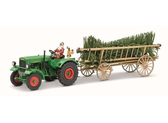 Deutz F3 クリスマス2020 グリーン/Schuco 1/32ミニカー