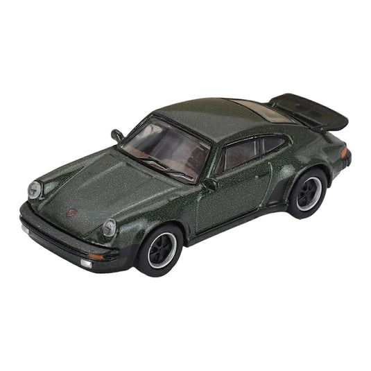 Porscheポルシェ 911 930 3.0L ターボ クーペ 1977 ダークグリーン / Schuco 1/87 ミニカー