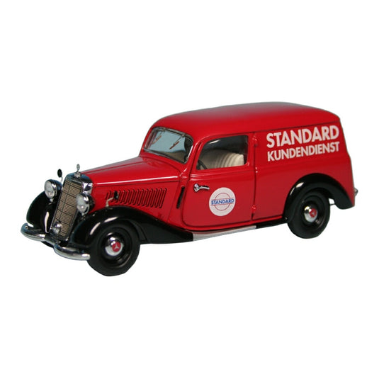Mercedes Benzメルセデスベンツ 170V Van Esso Standard Kundendienst レッド 1000台限定 / Schuco 1/43 ミニカー
