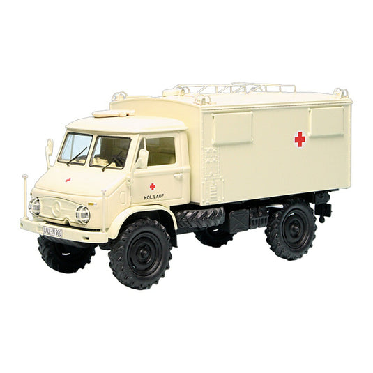 Mercedes Benzメルセデスベンツ Unimog U 404S Radio-Box Deutsches Rotes Kreuz DRK Lauf 3台限定 / Schuco