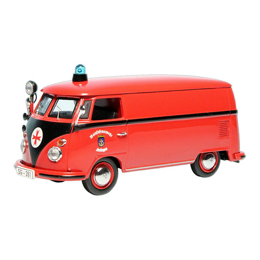 VWフォルクスワーゲン T1 Bulli Van Berufsfeuerwehr Solingen レッド 3台限定 / Schuco 1/43 ミニカー