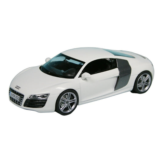 Audiアウディ R8 5.2 FSI V10 Quattro Coupe 2009 Audi Special Model ホワイト 1000台限定 / Schuco 1/43 ミ