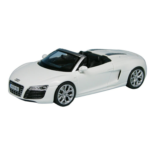 Audiアウディ R8 5.2 FSI V10 Quattro Spyder 2009 Audi Special Model ホワイト 1000台限定 / Schuco 1/43