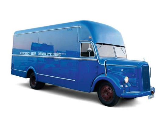 Mercedes Benz O3500 メルセデスベンツ レース部門 ブルー/Schuco 1/43ミニカー 1000台限定