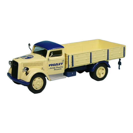 Opelオペル Blitz S 3t プラットフォーム Vogeley Suessspeisen 500台限定 / Schuco 1/43 ミニカー