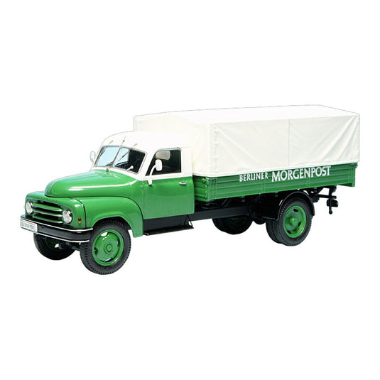 Hanomagハノマグ L28 プラットフォーム/ターポリン Berliner Morgenpost 3台限定 / Schuco 1/43 ミニカー