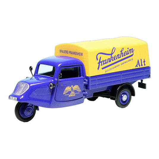 Tempoテンポ Hanseat Dreirad プラットフォーム/ターポリン Frankenheim Alt 500台限定 / Schuco 1/43 ミニカー