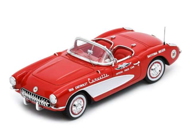 1956 コルベット C1 V8 ペースカー デイトナ レッド/ Schuco  1/43 ミニカー