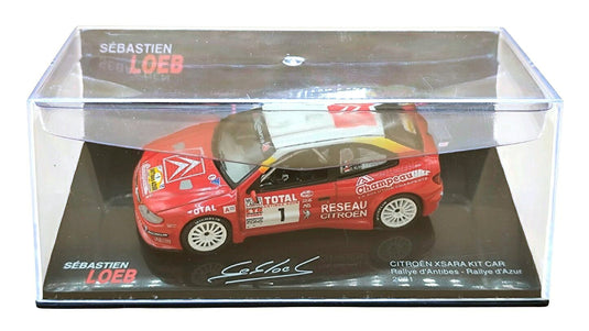 【予約】 Citroenシトロエン Xsara Kit Car #1 Rallye d'Antibes 2001 Sebastien Loeb Daniel Elena Sebas / EDICOLA 1/43 ミニカー