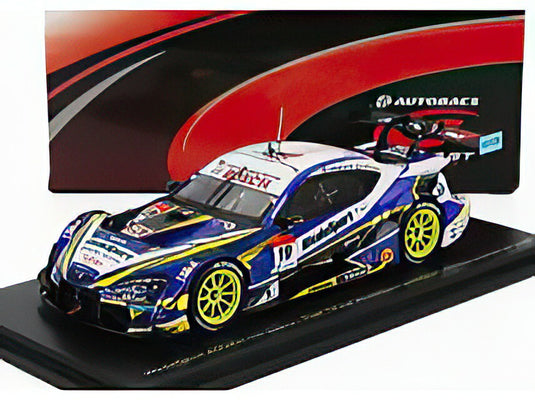 TOYOTA  SUPRA GR TESM WEDSSPORT BANDOH N 19 GT500 CLASS SUPER GT 2020 YUJI KUNIMOTO  RITOMO MIYATA  BLUE WHITE YELLOW/Spark 1/43ミニカー