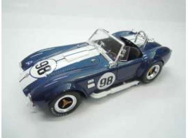 1966 Shelby Cobra 427 SC ブルーホワイト #98/Shelby 1/18ミニカー