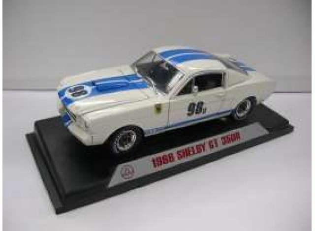 1965 Shelby GT350 レーシング #98B ホワイトブルー/Shelby 1/18ミニカー