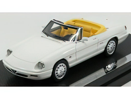 ALFA ROMEO - SPIDER OPEN 1990 4? ED ULTIMA SERIE - THE LAST - BIANCO FREDDO - WHITE/SILAS 1/43ミニカー