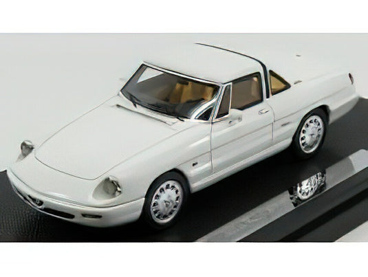 ALFA ROMEO - SPIDER HARD-TOP 1990 4? ED ULTIMA SERIE - THE LAST - BIANCO FREDDO - WHITE/SILAS 1/43ミニカー