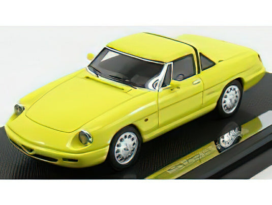 ALFA ROMEO - SPIDER HARD-TOP 1990 4? ED ULTIMA SERIE - THE LAST - GIALLO GINESTRA - YELLOW/SILAS 1/43ミニカー