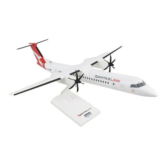 カンタスリンク QantasLink ボンバルディア DHC-8-400 VH-QOA 新塗装 / Skymarks 1/100 飛行機模型 旅客機