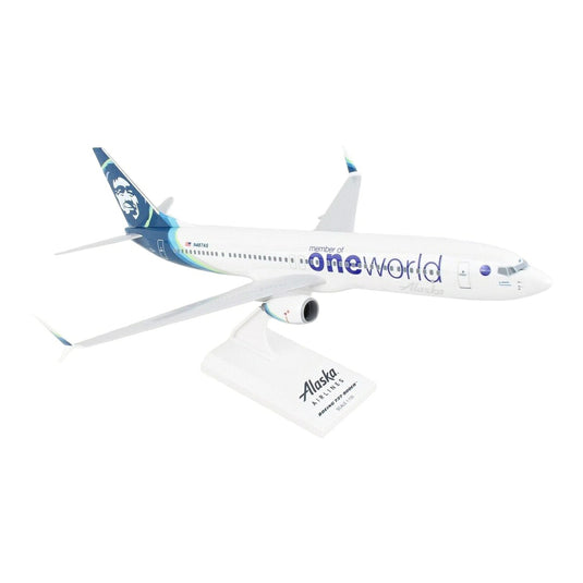アラスカ航空 Alaska Airlines ボーイング 737-900 ワンワールド塗装 N487AS / Skymarks 1/130 飛行機模型 旅客機