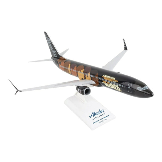 アラスカ航空 Alaska Airlines ボーイング 737-900ER 特別塗装 "Our Commitment" N492AS / Skymarks 1/130 飛行機模型 旅客機