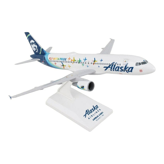 アラスカ航空 Alaska Airlines エアバス A320 Fly with Pride 特別塗装 N854VA / Skymarks 1/150 飛行機模型 旅客機