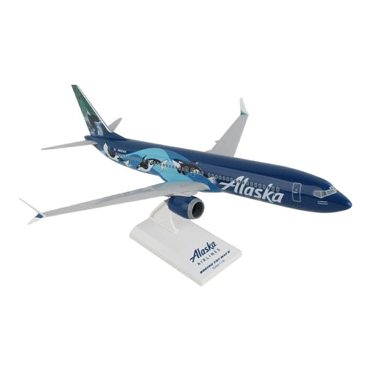 アラスカ航空 Alaska Airlines ボーイング 737 MAX 9 / Skymarks 1/130 飛行機模型 旅客機