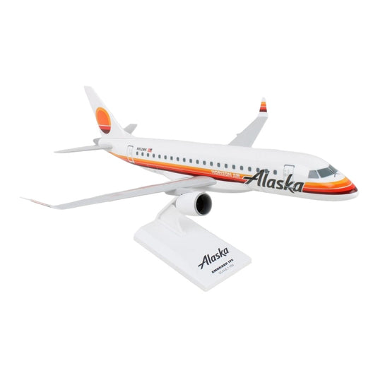 アラスカ航空 Alaska Airlines エンブラエル 175 N652MK / Skymarks 1/100 飛行機模型 旅客機